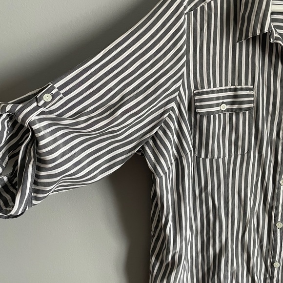 Oversized stripped button up - Picture 4 of 5
